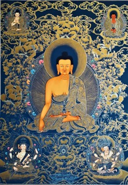 Buddhismus Werke - Shakyamuni Buddha Thangka 2 Buddhismus